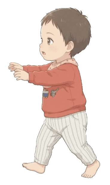 まさくんの歩くGIF